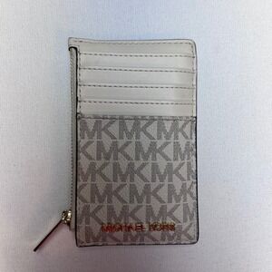 Michael‎ Kors Jet Set Travel Card Case Wallet Coin Purse MK Logo Multi